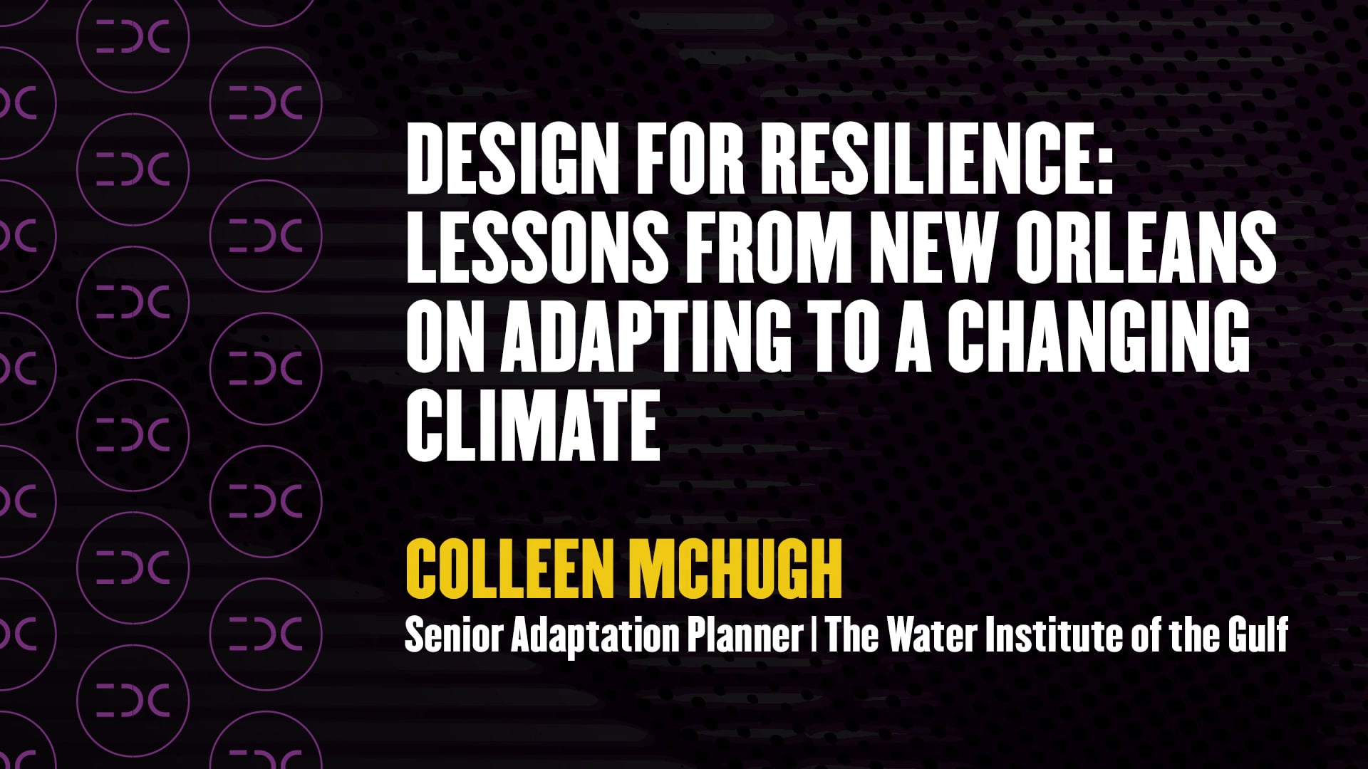 Colleen McHugh at IDC 2018