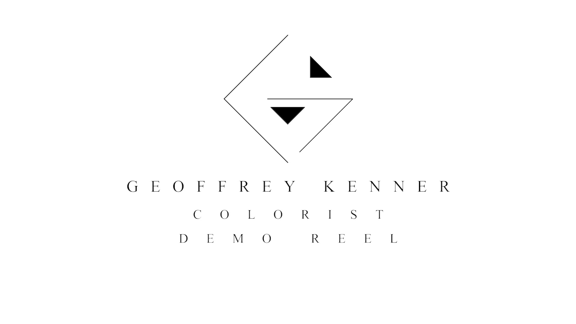 Geoffrey Kenner - Colorist Demo Reel
