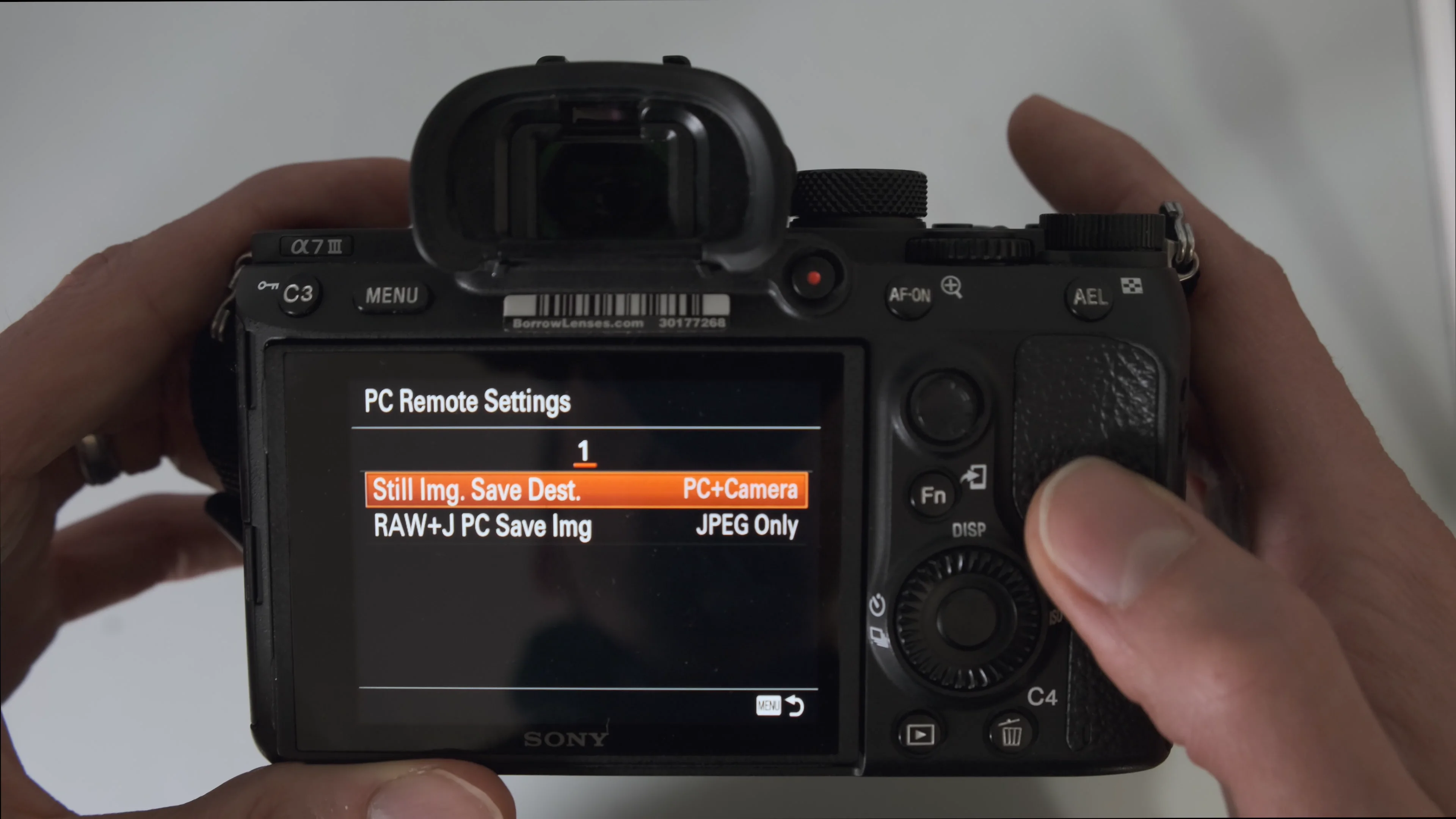 sony a7 iii pc remote