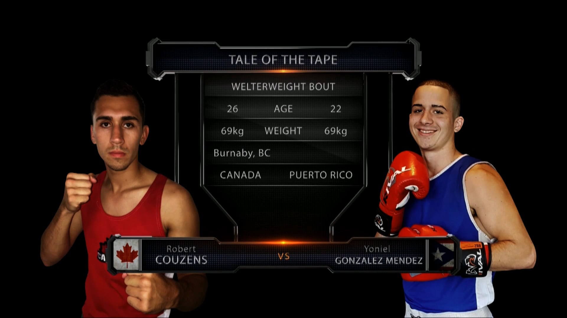 Couzens (CAN) vs Gonzalez Mendez (PR)