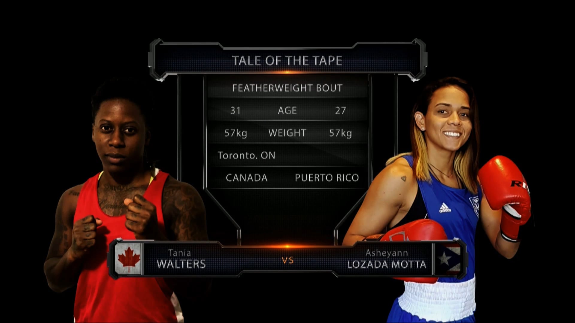 Walters (CAN) vs Lozada Motta (PR)