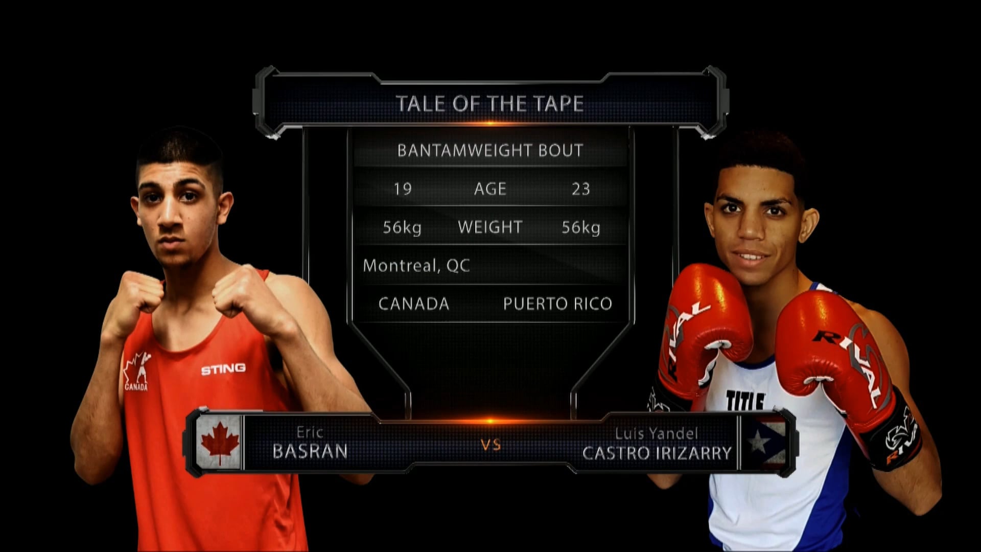 Basran (CAN) vs Castro Irizarry (PR)