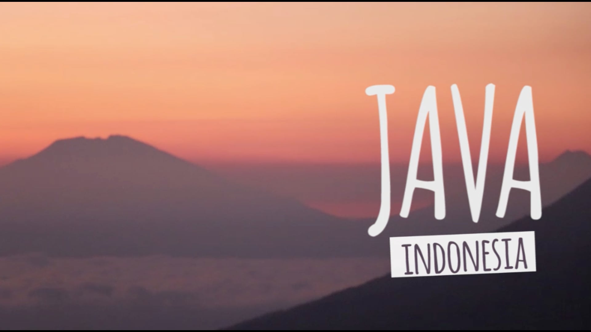 Ile de Java  - Indonésie 2018