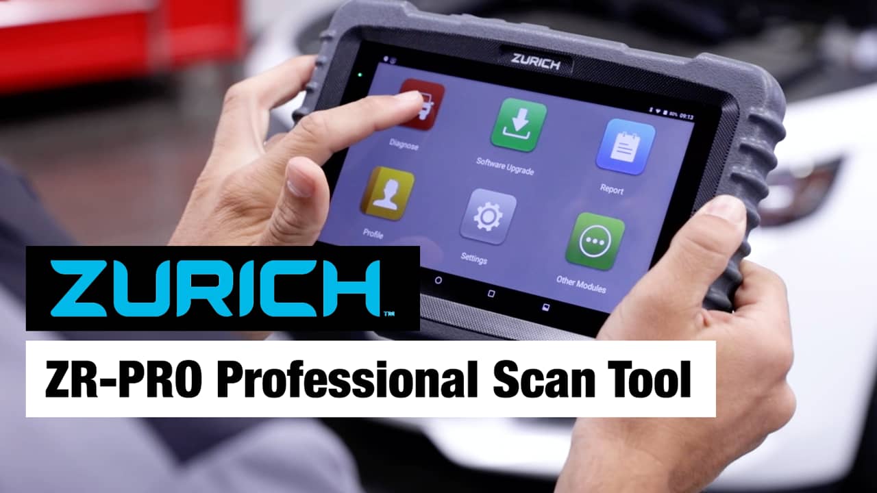 Zurich ZRPRO Professional Scan Tool on Vimeo