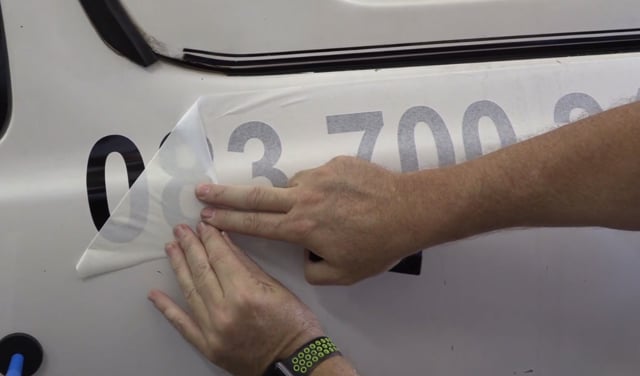 Maker Video: Two Colour Vinyl Cutting and Laminating for Car Stickers and Apply, Done By LA Dezign Concepts