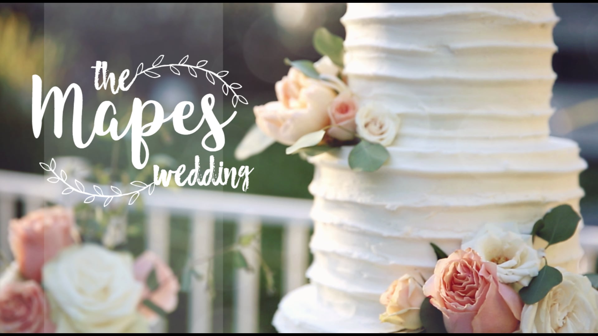 The Mapes Wedding