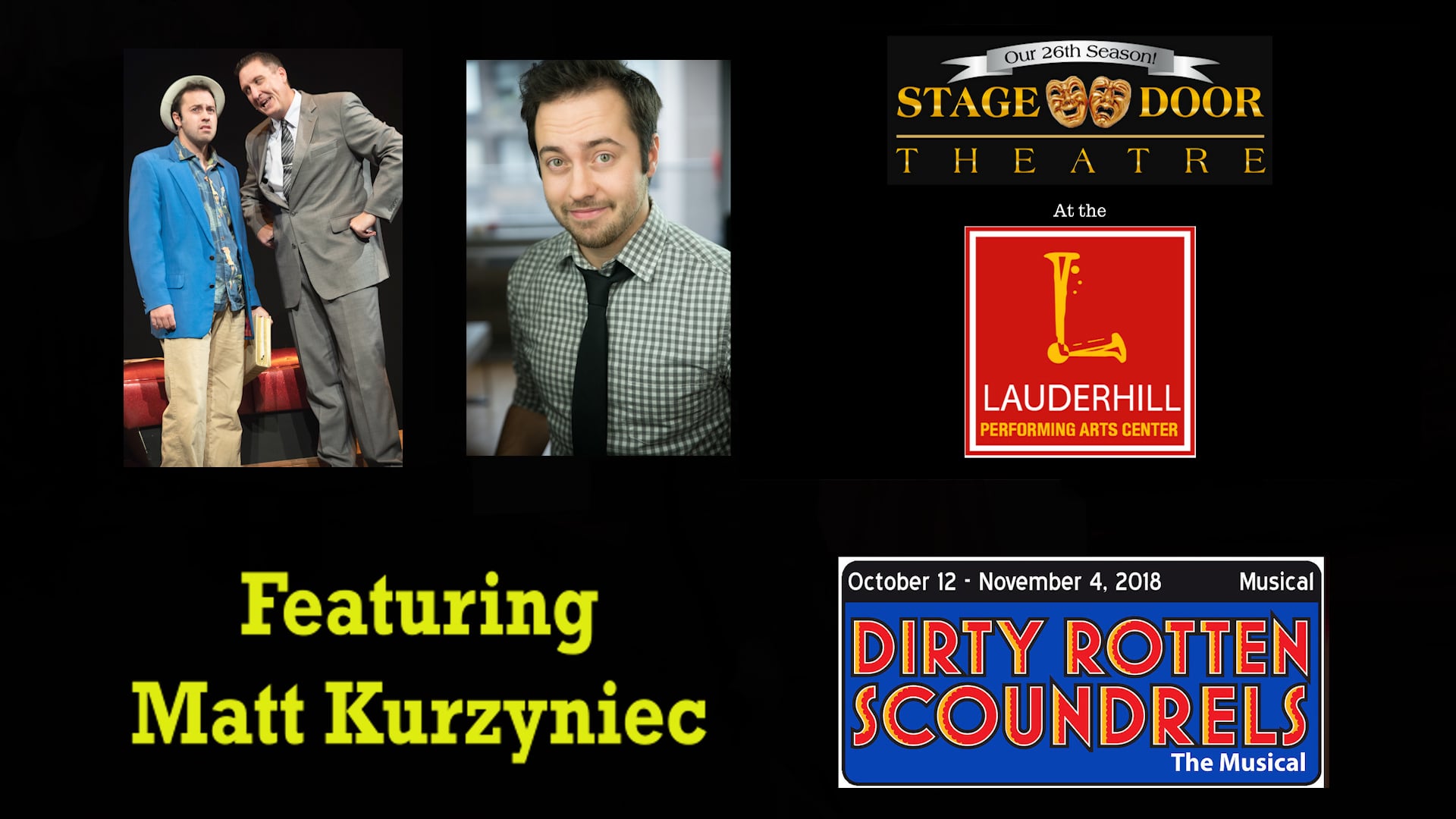 Matt Kurzyniec in Dirty Rotten Scoundrels