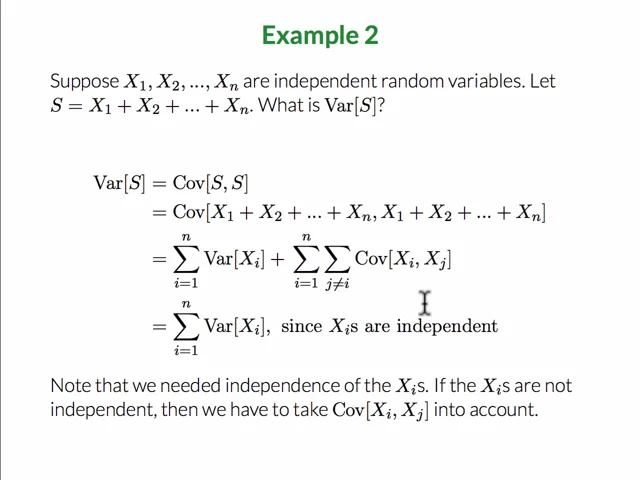 Solved Exercise \#2: Suppose we have a random variable X