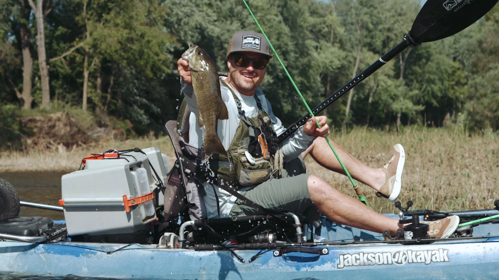 Kayak Fishing for Ozarks Bronzebacks - Hooked On Wild Waters S4, EPISODE 6  