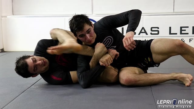 Kimura Trap from Knee Cut Pass Attempt to Armbar