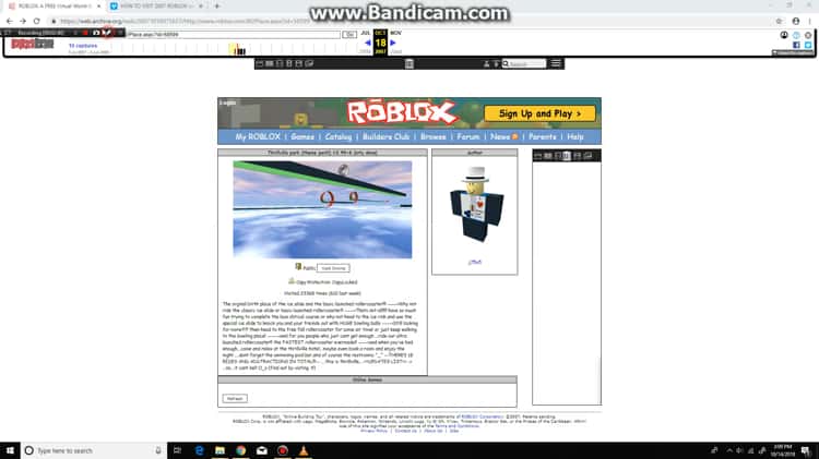 The oldest abandoned page on the roblox website (IT WAS JUST