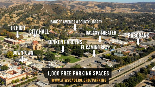 PARKING SUGGESTIONS IN DOWNTOWN ATASCADERO 