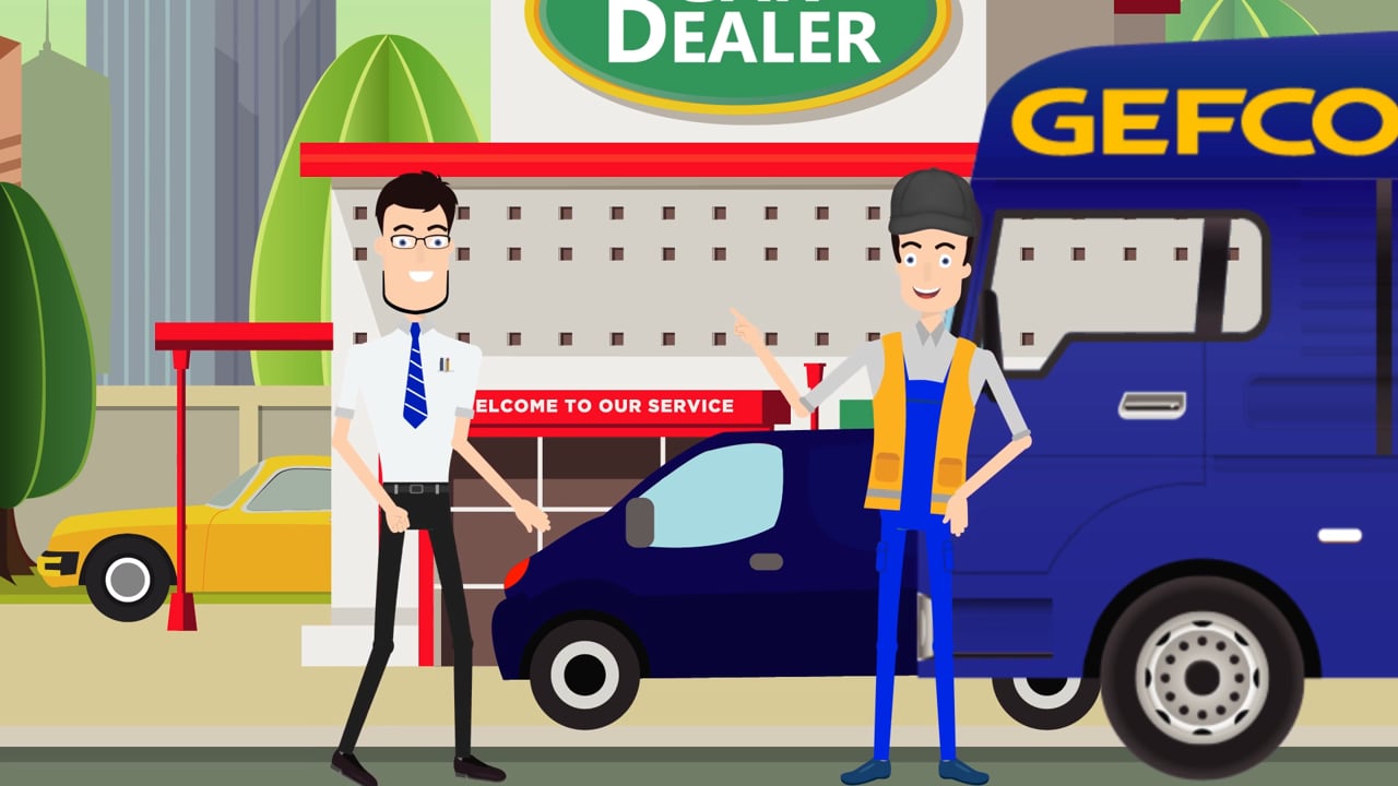 Vidéo d'animation graphique 2D pour une entreprise d’aménagement de véhicules utilitaires