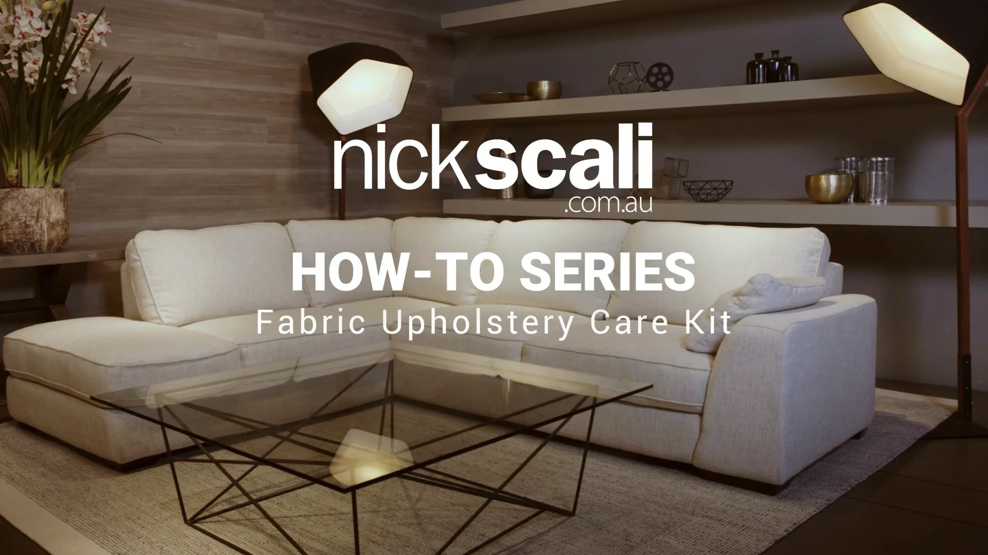 Nick Scali Fabric Care Kit HowTo Video on Vimeo