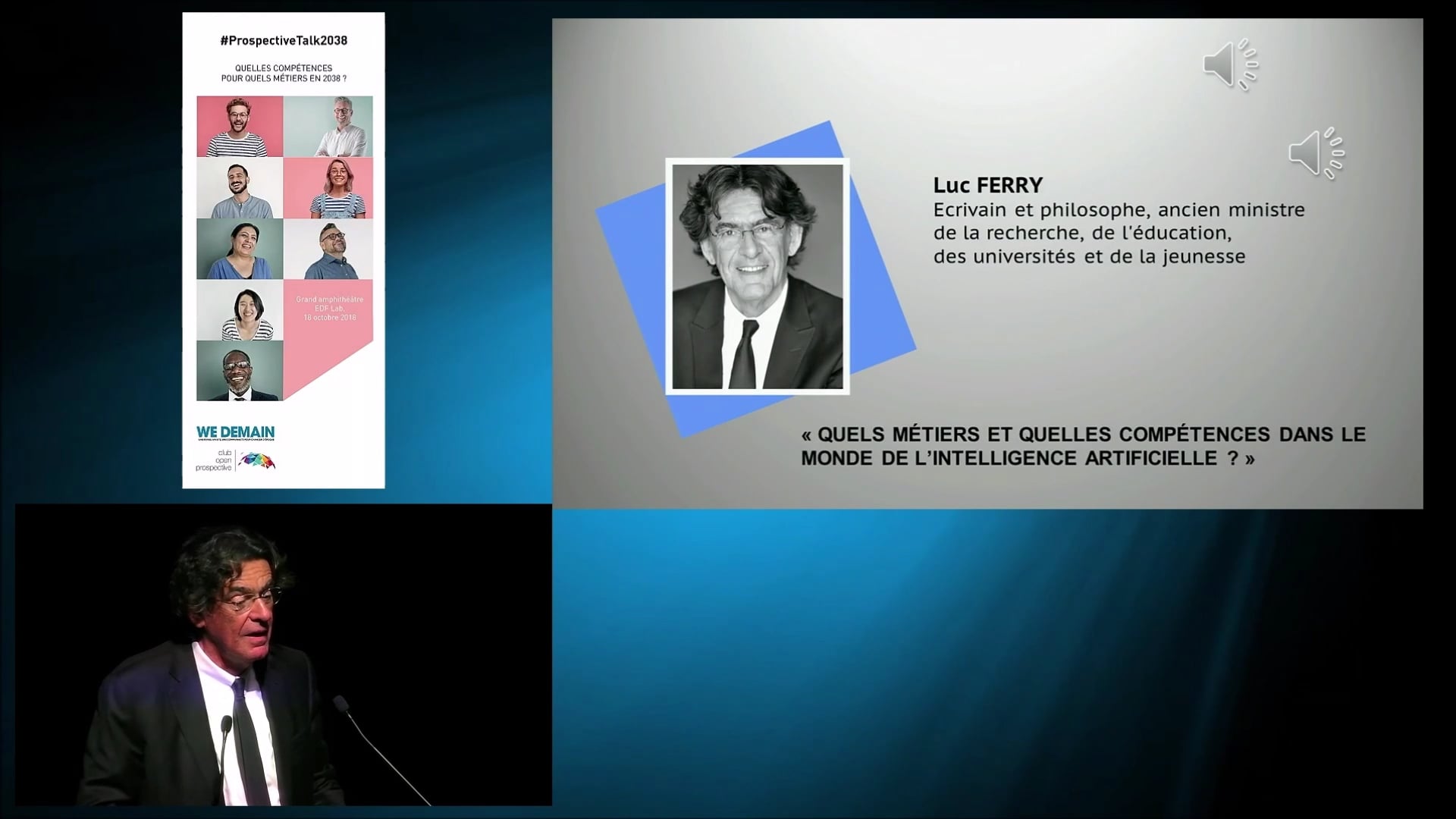 Luc ferry - Evolution des compétences à l'ère de l'intelligence artificielle