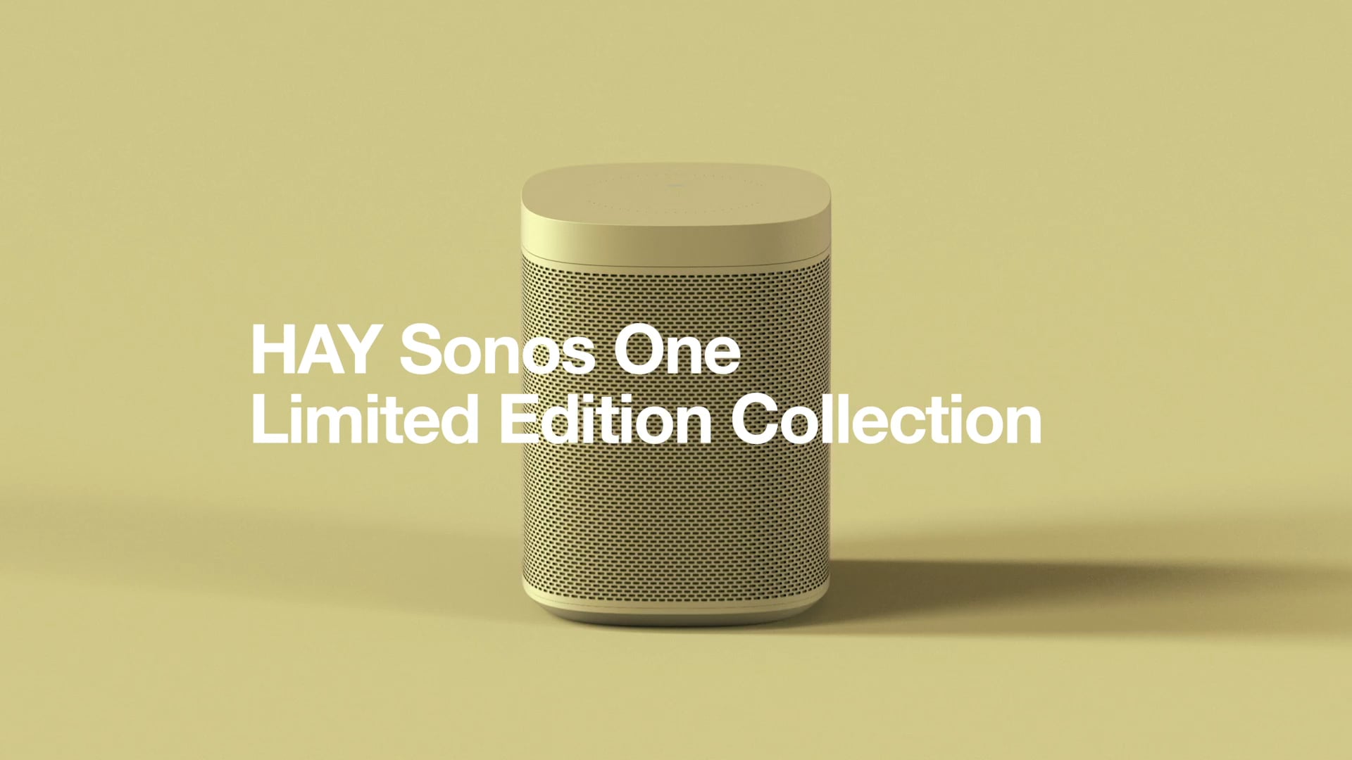HAY Sonos One Edition Logo Edition 01 on Vimeo