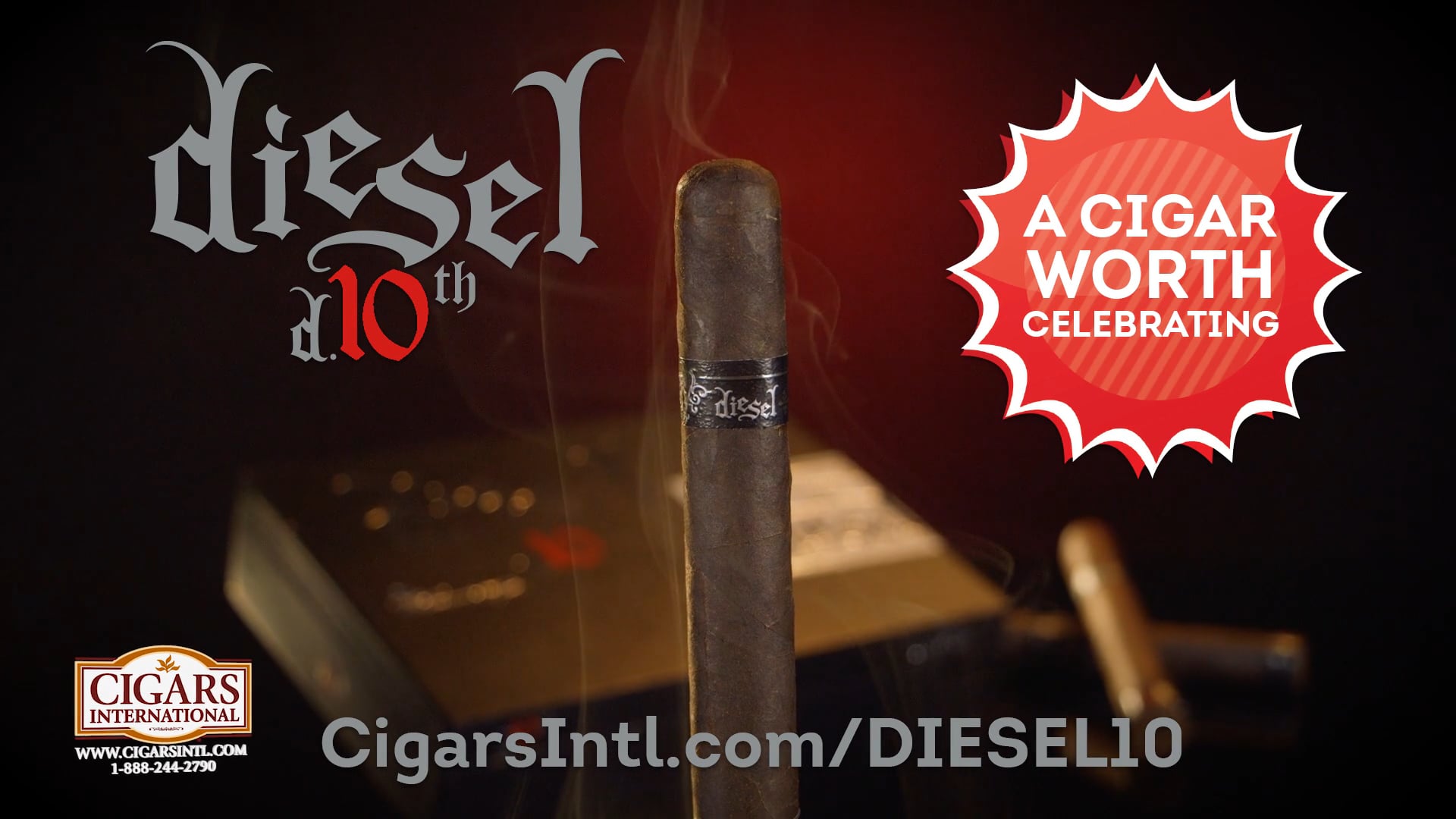 Diesel d. 10th Anniversary 30 Review Cigars International on Vimeo