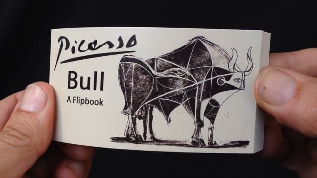 Fliptomania Picasso Bull Flip Book