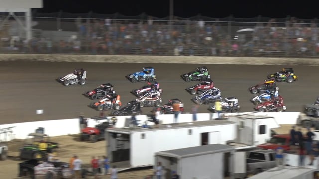  POWRi Lucas Oil National Midget League from Federated Auto Parts Speedway 8-6-16