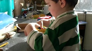 Playing with dough thumbnail