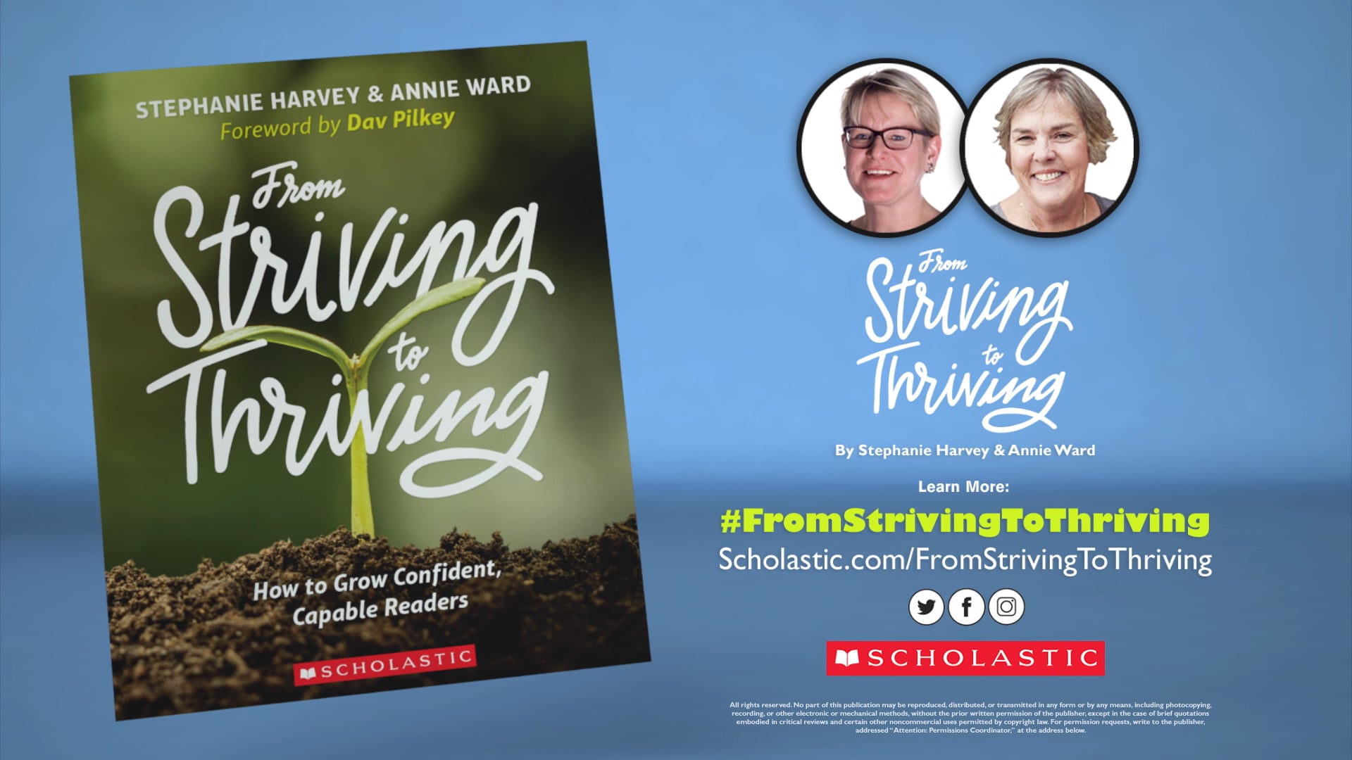 Client: Scholastic, From Striving To Thriving