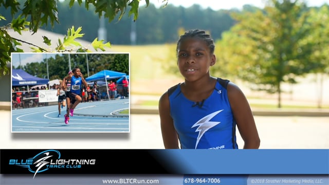 McKenzie Burnett, Sprinter, Blue Lightning Track Club