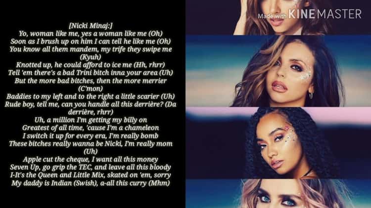 Little Mix - Woman Like Me (Lyric Video) ft. Nicki Minaj 