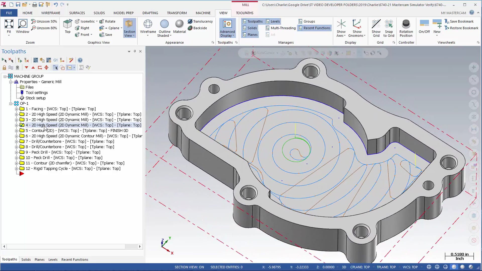 Toolpath and Machining Management