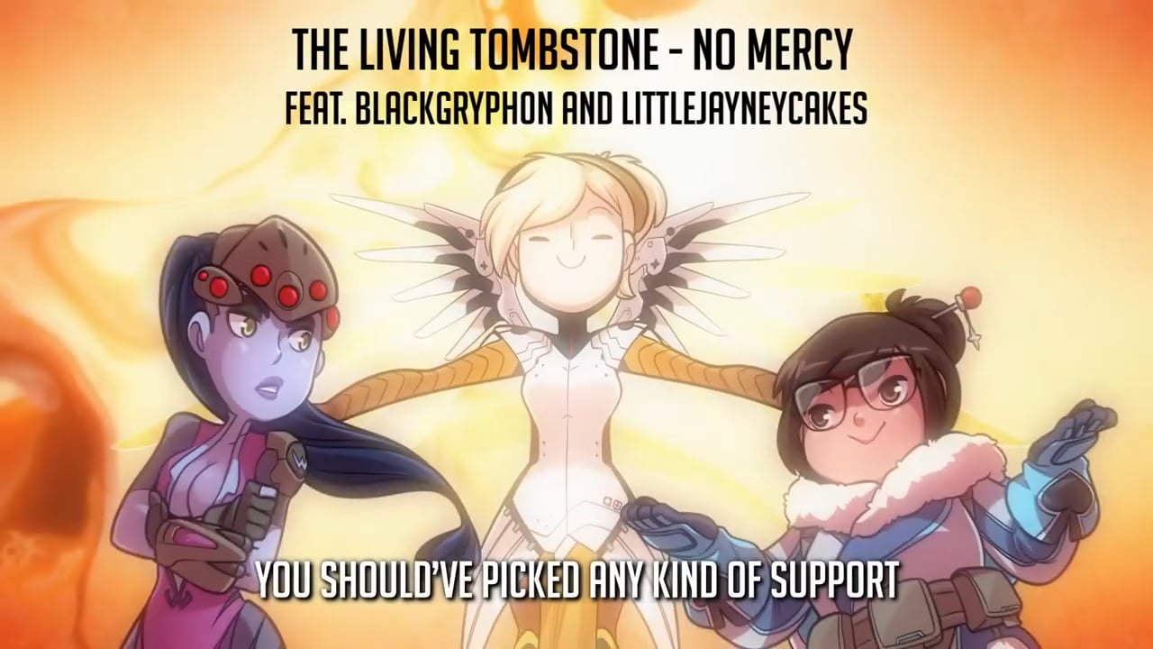 No Mercy Overwatch Original Song by The Living Tombstone Feat BlackGryphon  LittleJayneyCakes-22