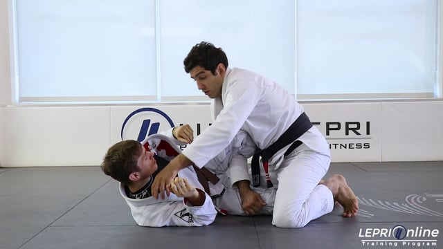 Tips from Fundamentals: Guard Pull to Armbar to Sweep to Half Guard with Knee Shield Pass to Knee On Belly to Cross Choke