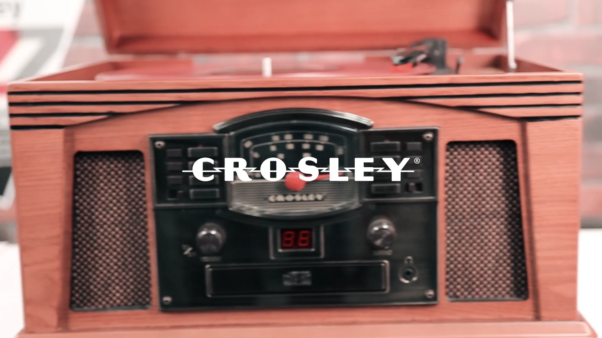 CR42D-PA - Crosley Lancaster Turntable with Bluetooth - Paprika