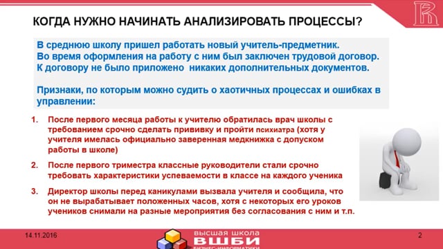 Лекция 1. Подходы к анализу бизнес-процессов