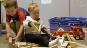 Watch Oliver plays with blocks