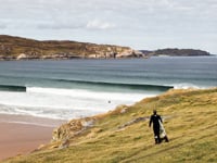 Surfing in Scotland
