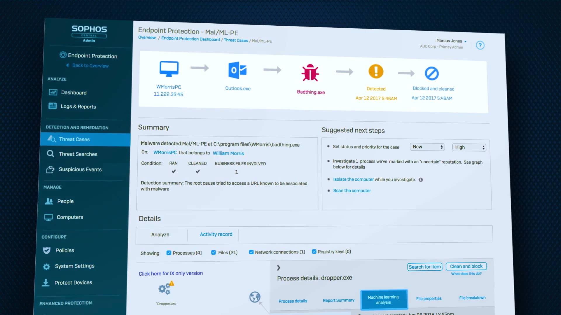 Overview Sophos Intercept X Advanced With Edr On Vimeo 5632