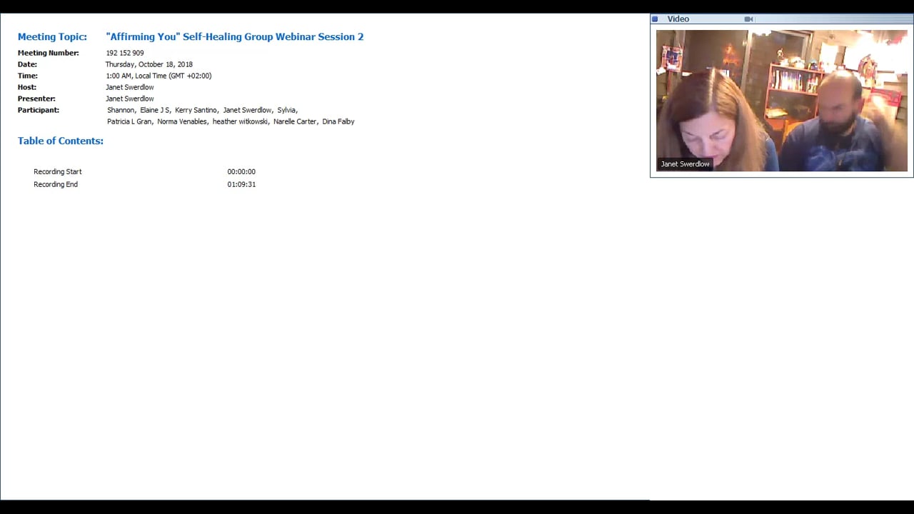 Affirming You Self-Healing Group Webinar Session 2-20181017