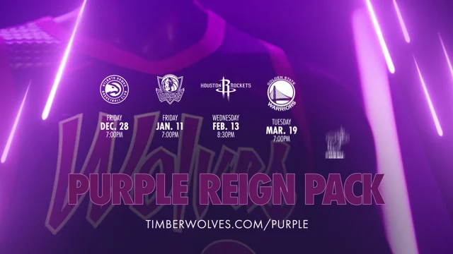 Purple Reign: Minnesota Timberwolves City Edition Campaign