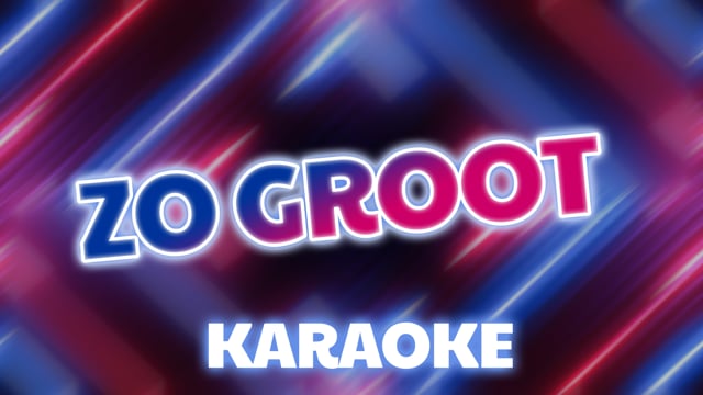 Zo groot (instrumentaal)