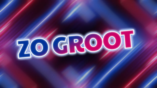 Zo groot