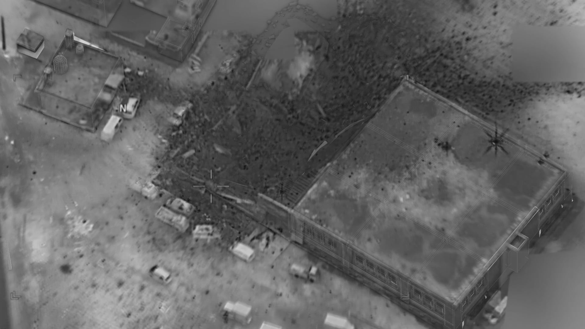 Play Video: Airstrikes on the al-Jinah Mosque