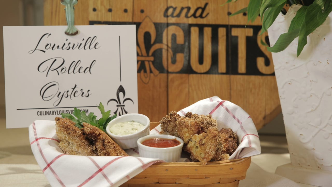 Bourbon & Biscuits Louisville Rolled Oysters on Vimeo