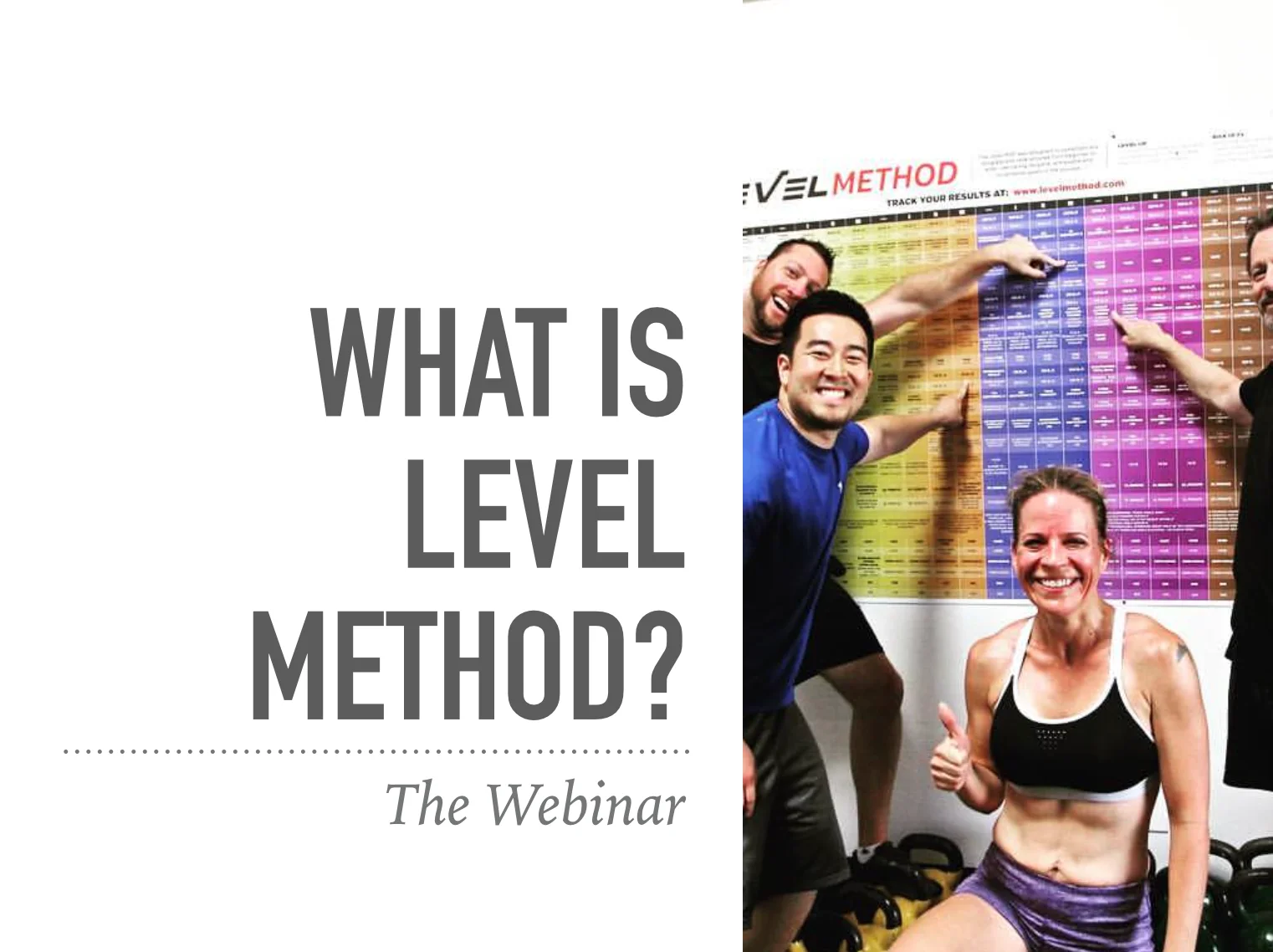 Webinar: What is Level Method? on Vimeo