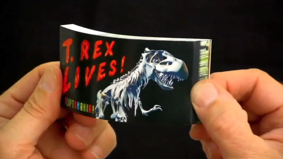 Fliptomania Dinosaurs Flipbook Kit - Contains 3 Flipbooks on Vimeo