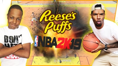 Getting Buckets On Reese's Puffs Court! - NBA2K19 Gameplay