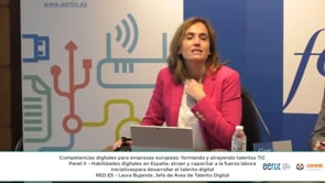 Competencias digitales para empresas europeas: formando y atrayendo talentos TIC - RED.ES Laura Bujanda