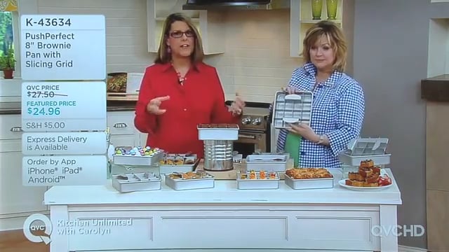 Push Perfect Brownie Pan on QVC