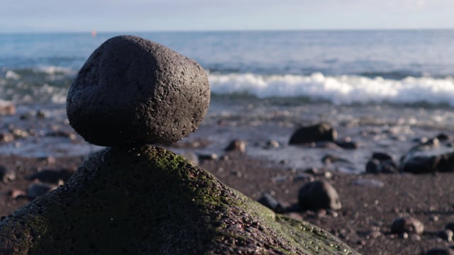 beach, rocks, pebbles