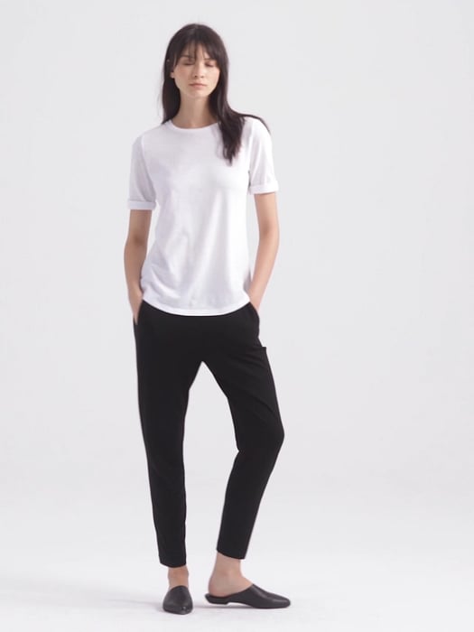 Girls Black poly/Viscose Pants - Lowes Menswear