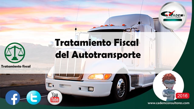 Tratamiento Fiscal del Autotransporte.