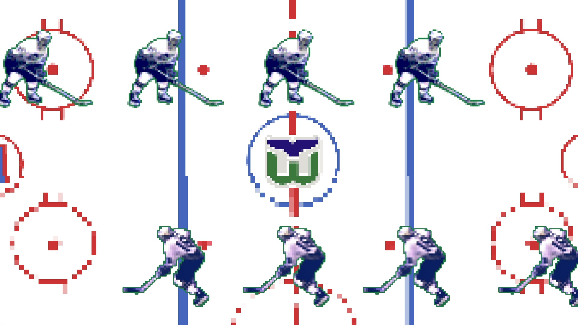 Carolina Hurricane/Hartford Whalers 8-bit promo